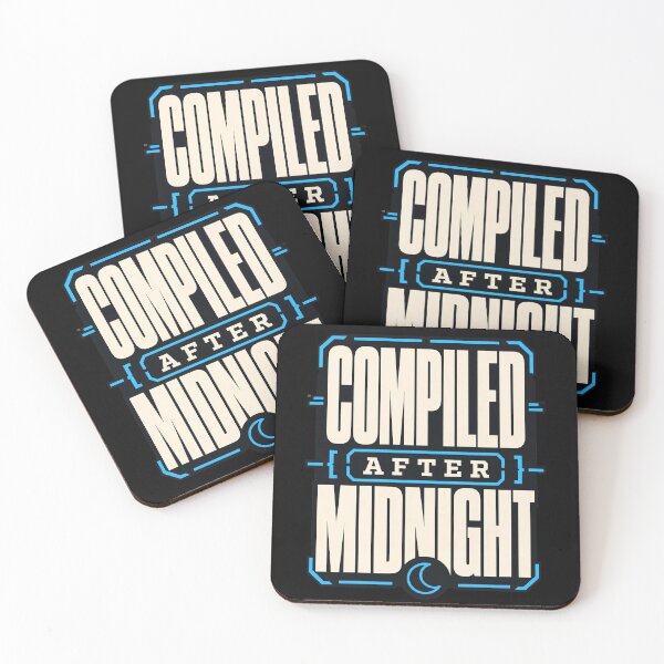 Item preview, Compiled After Midnight Programmer Typography designed and sold by Fun2Fentastic.