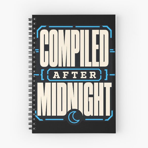 Item preview, Tipografía de programador compilada después de medianoche designed and sold by Fun2Fentastic.