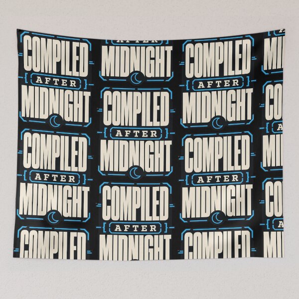 Item preview, Compiled After Midnight Programmer Typography designed and sold by Fun2Fentastic.