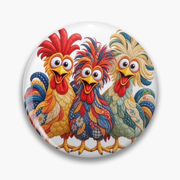 Item preview, Funny Chicken Trio Rooster Farm Humor designed and sold by Nextstep Design.