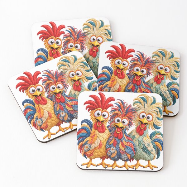 Item preview, Funny Chicken Trio Rooster Farm Humor designed and sold by Nextstep Design.