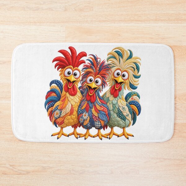 Item preview, Funny Chicken Trio Rooster Farm Humor designed and sold by Nextstep Design.