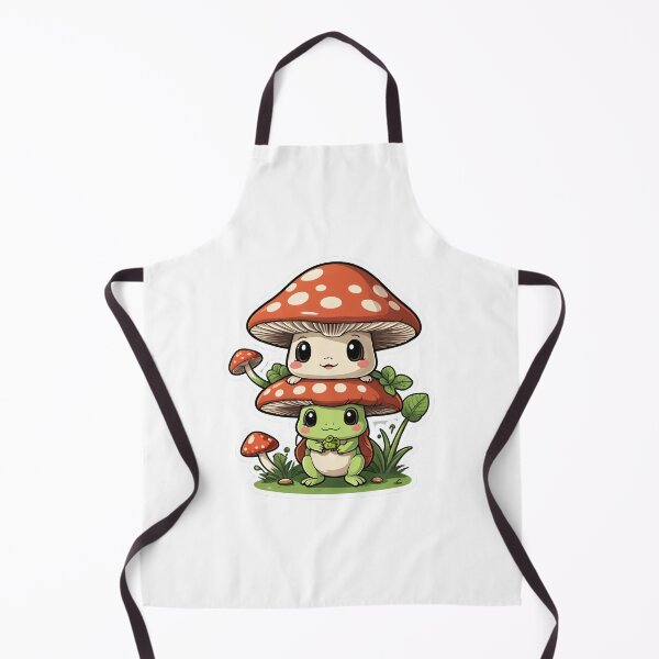 Item preview, Cottagecore Mushroom Character Chrome Metallic 3D – Mushroom lover gift designed and sold by michallechowicz.