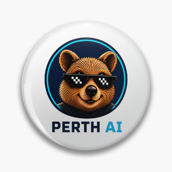 Item preview, Perth AI Secondary Logo designed and sold by WeLoveAI.