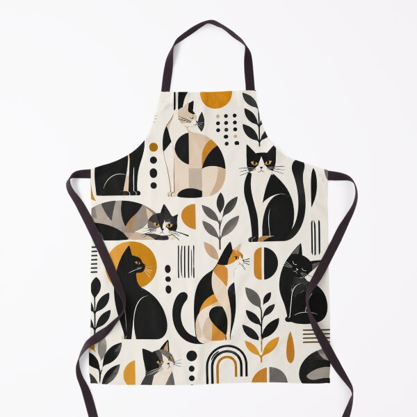 Item preview, Cute Scandinavian Cat Pattern | Nordic Floral Cat Design designed and sold by Aramdesing.