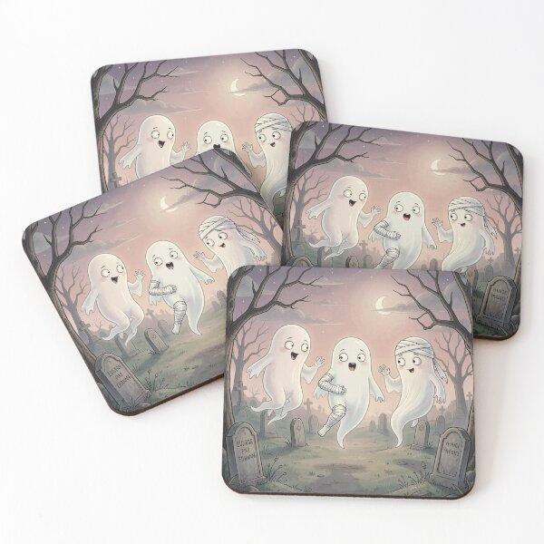 Item preview, Ghosts in the cemetery designed and sold by MagelliShop.