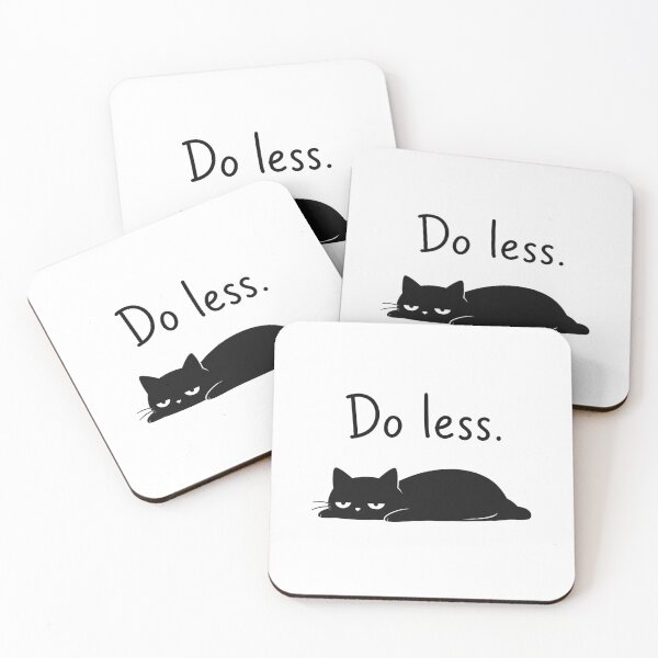 Item preview, Lazy Cat – Do Less designed and sold by filou designs.