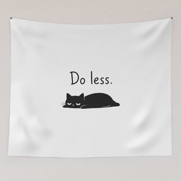 Item preview, Lazy Cat – Do Less designed and sold by filou designs.