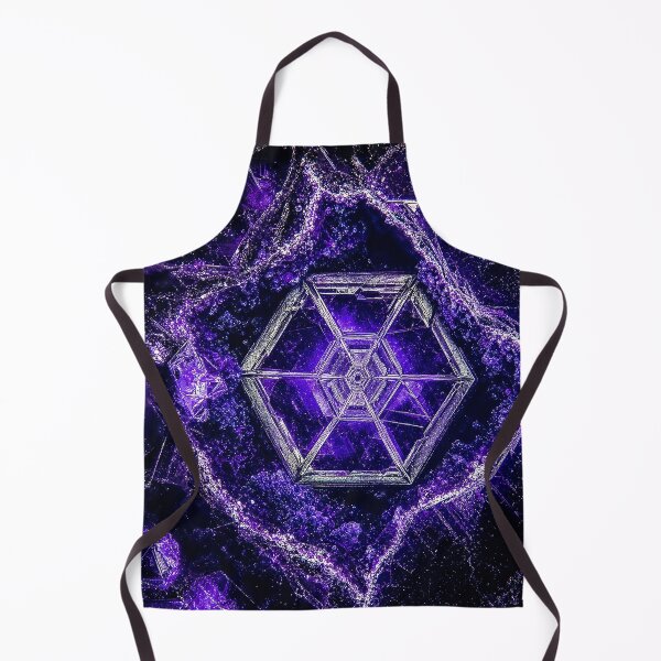 Item preview, Purple Crystal Hexagon Sacred Geometry Matrix | Microcosmos designed and sold by monkeybusiness.pt.