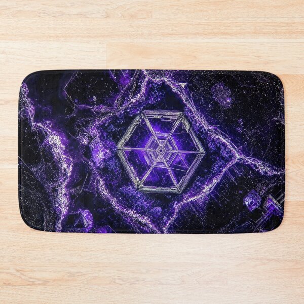 Item preview, Purple Crystal Hexagon Sacred Geometry Matrix | Microcosmos designed and sold by monkeybusiness.pt.