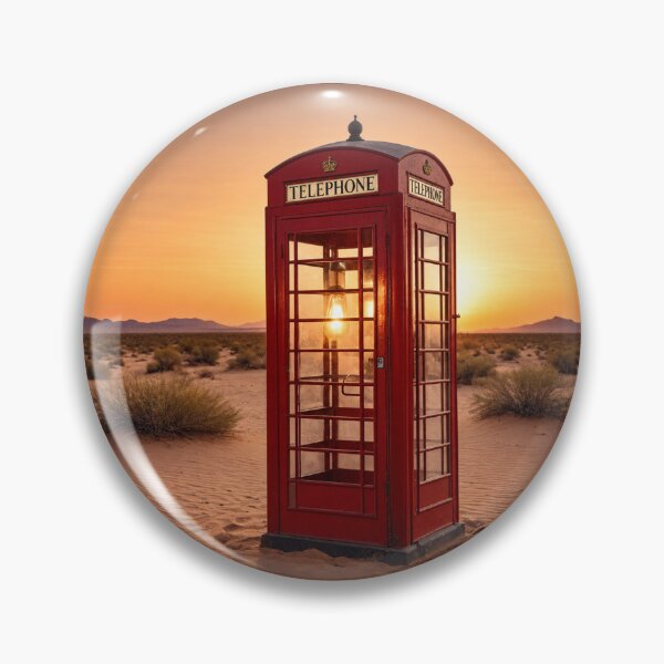Item preview, A Phone Box with a Lightbulb in the Desert designed and sold by TheaterOfHexe.
