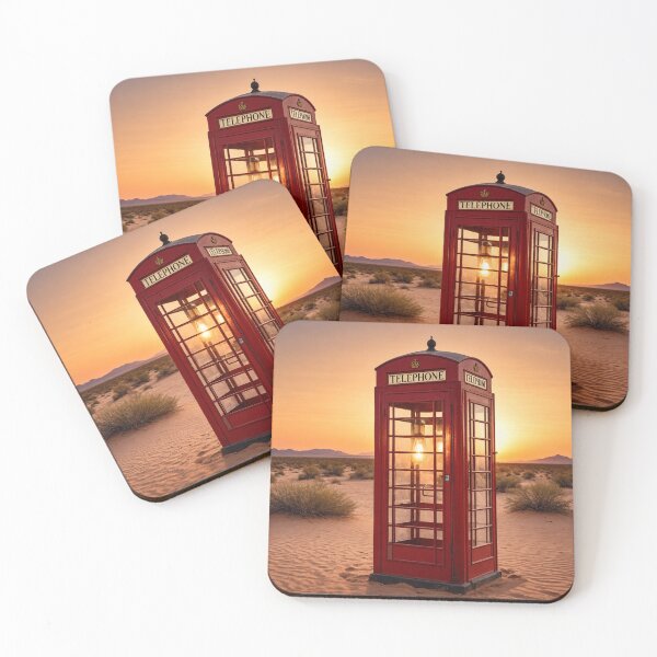 Item preview, A Phone Box with a Lightbulb in the Desert designed and sold by TheaterOfHexe.
