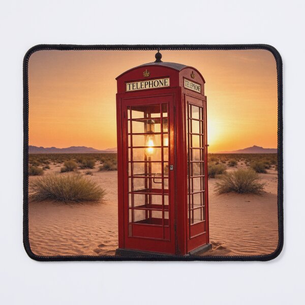 Item preview, A Phone Box with a Lightbulb in the Desert designed and sold by TheaterOfHexe.