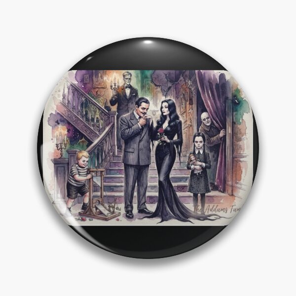 Item preview, The Adams Family Halloween Greeting Card Painting designed and sold by Halifaxartguy.