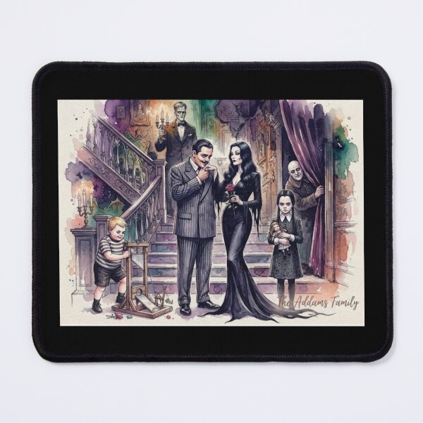 Item preview, The Adams Family Halloween Greeting Card Painting designed and sold by Halifaxartguy.