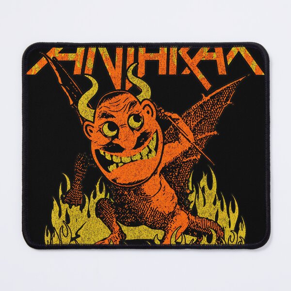 Item preview, Anthrax Demon Bat in Flames Thrash Metal Halloween designed and sold by ZEtexaxe.