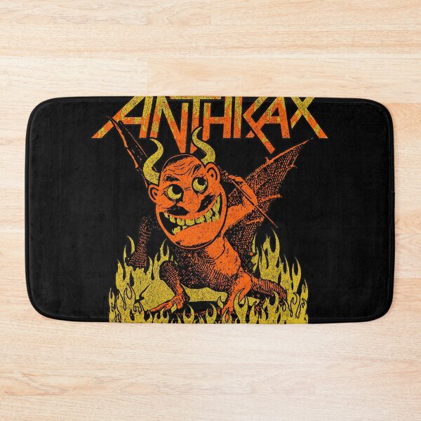 Item preview, Anthrax Demon Bat in Flames Thrash Metal Halloween designed and sold by ZEtexaxe.