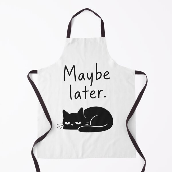 Item preview, Procrastination Cat – Maybe Later designed and sold by filou designs.