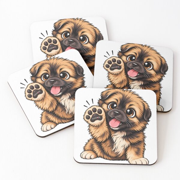 Item preview, Cute Puppy Paw – Playful Cartoon Dog designed and sold by NOVS·94.