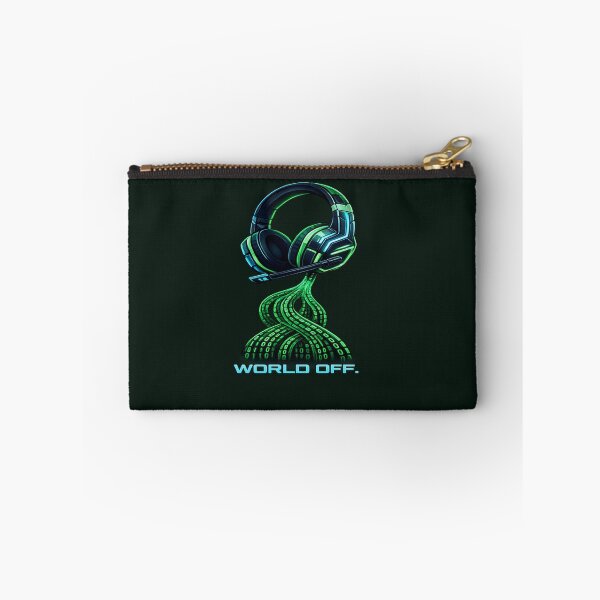 Item preview, Audio On World Off Cyberpunk Headphones Art designed and sold by FABIOLA1970.