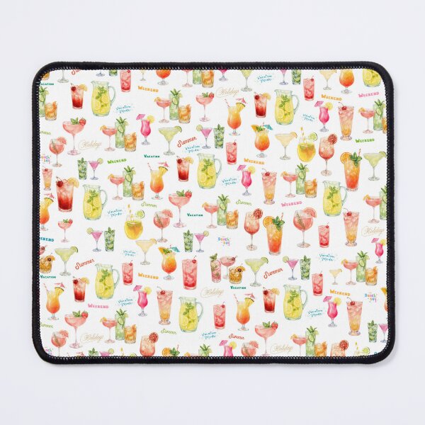 Item preview, Summer Cocktail Party - Watercolor Seamless Pattern designed and sold by Dany and Dom.