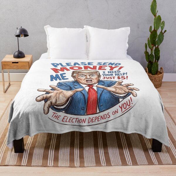 Item preview, Funny Political Satire Donald Trump Send Money Art designed and sold by Alaric4you.