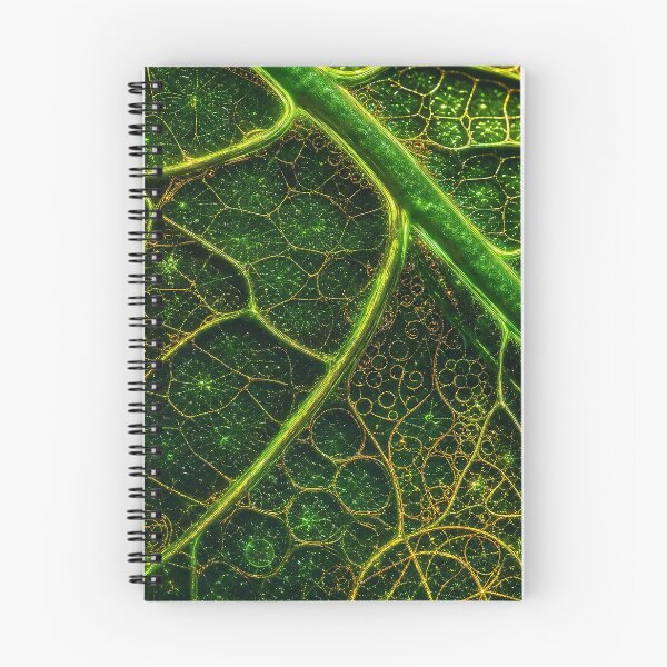 Item preview, Glowing Green Leaf Veins Sacred Geometry | Microcosmos designed and sold by monkeybusiness.pt.