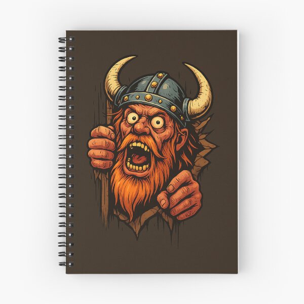 Item preview, Angry Viking Breaking Wall designed and sold by MarCinu Art.