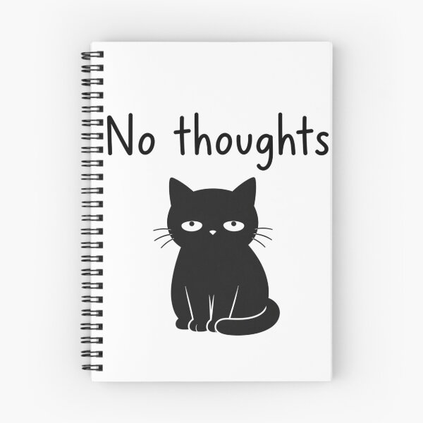 Item preview, Distracted Cat – No Thoughts designed and sold by filou designs.