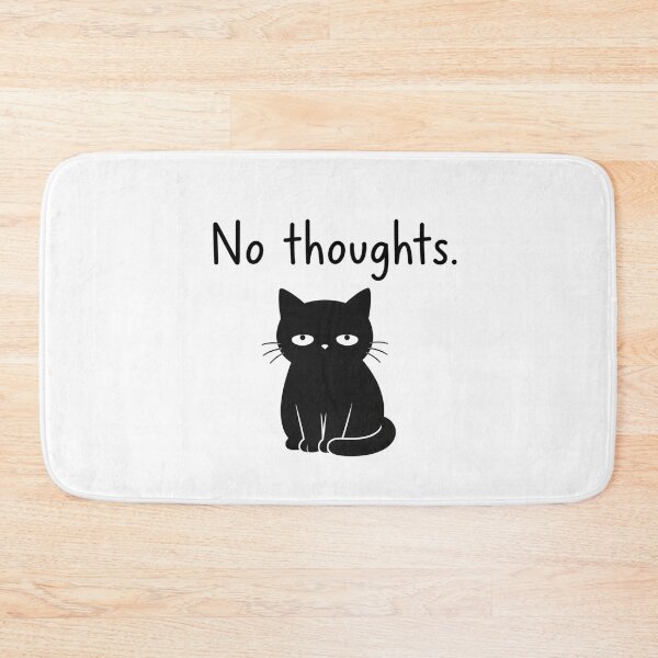Item preview, Distracted Cat – No Thoughts designed and sold by filou designs.