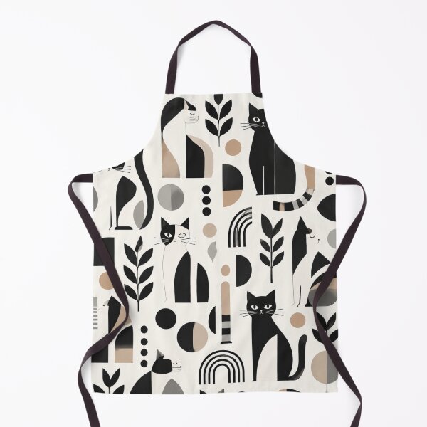 Item preview, Cute Scandinavian Cat Pattern | Nordic Floral Cat Design designed and sold by Aramdesing.