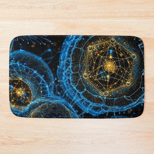 Item preview, Bioluminescent Jellyfish Metatron's Cube Sacred Geometry | Microcosmos designed and sold by monkeybusiness.pt.
