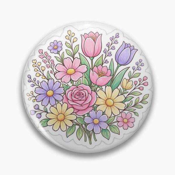 Artikelvorschau, Ein farbenfroher Strauß Frühlingsblumen entworfen und verkauft von AnyaArtco.