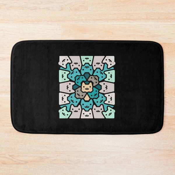 Item preview, Cute Cat Mandala Pattern designed and sold by OlyvieArt.