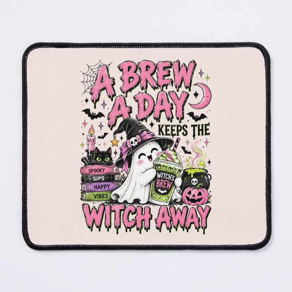 Item preview, A Brew a Day Keeps the Witch Away, Funny Halloween Coffee Quote, Witches Brew, Witchy Fall Aesthetic, Spooky Coffee Lover Gift designed and sold by Quiajia.