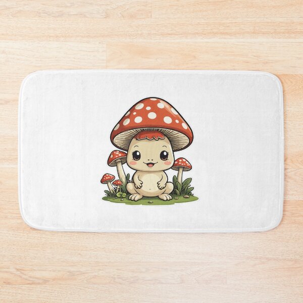 Item preview, Cottagecore Mushroom Character Pop Art Halftone Style – Mushroom lover gift designed and sold by michallechowicz.