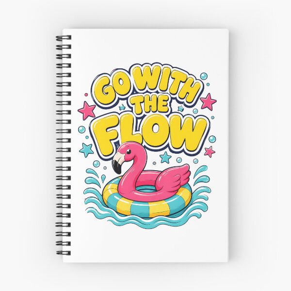 Item preview, Go With The Flow Pink Flamingo Pool Float Summer designed and sold by metalsnak.
