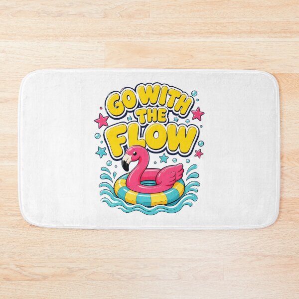 Item preview, Go With The Flow Pink Flamingo Pool Float Summer designed and sold by metalsnak.