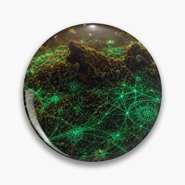 Item preview, Glowing Green Mycelium Soil Sacred Network | Microcosmos designed and sold by monkeybusiness.pt.