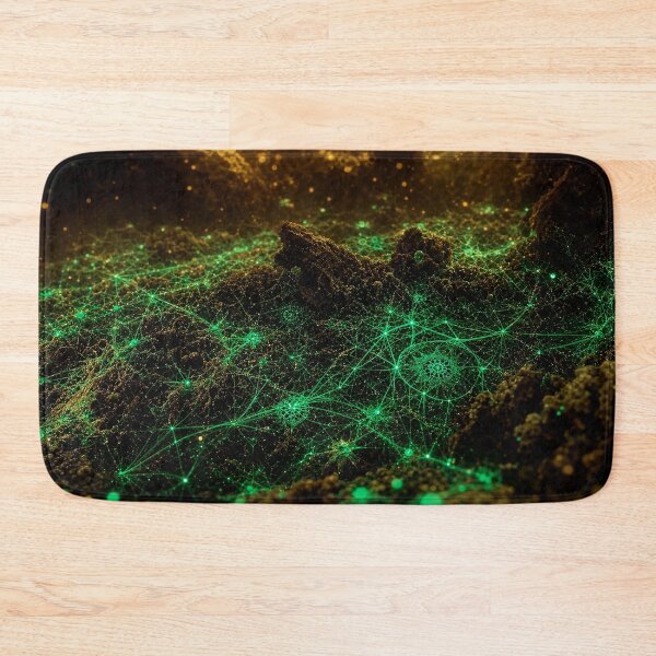 Item preview, Glowing Green Mycelium Soil Sacred Network | Microcosmos designed and sold by monkeybusiness.pt.