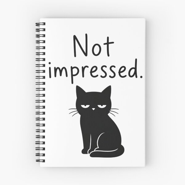Item preview, Bored Cat – Not Impressed designed and sold by filou designs.