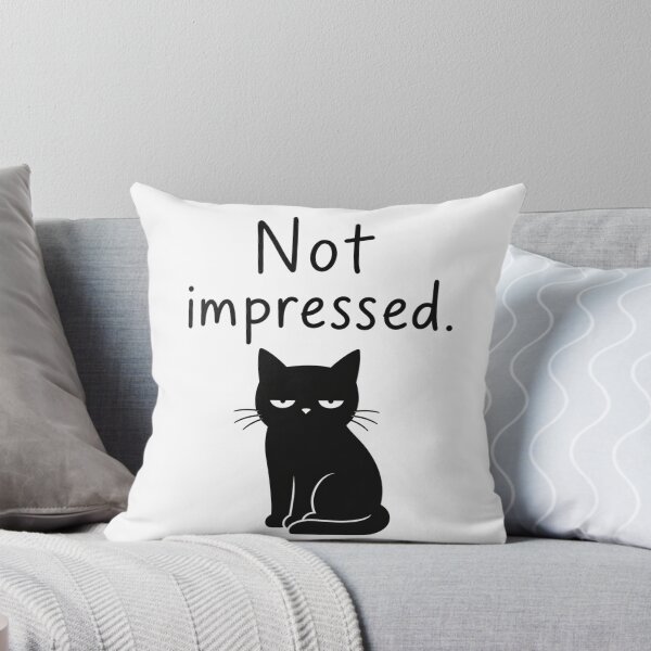 Item preview, Bored Cat – Not Impressed designed and sold by filou designs.