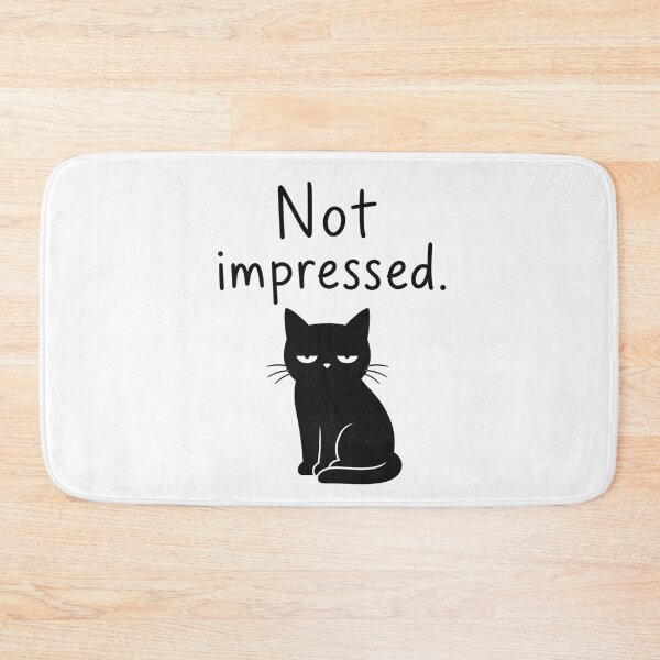 Item preview, Bored Cat – Not Impressed designed and sold by filou designs.