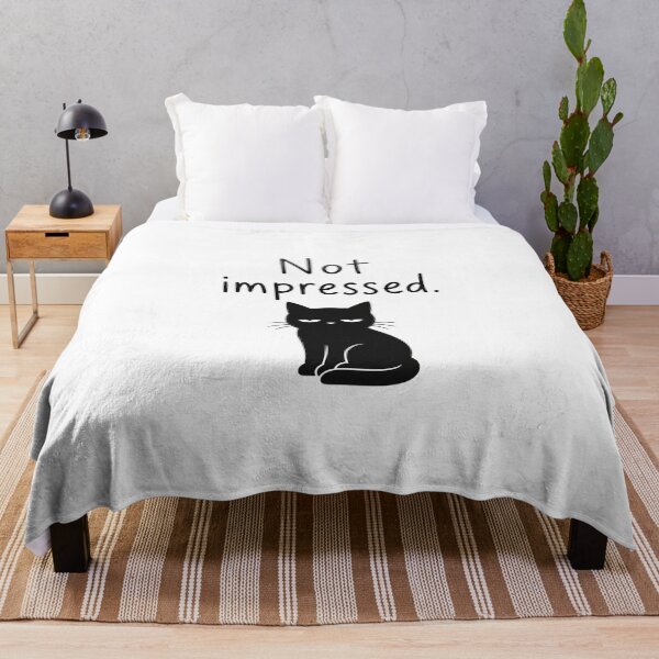 Item preview, Bored Cat – Not Impressed designed and sold by filou designs.