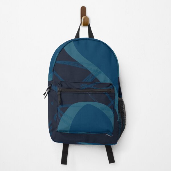 Item preview, Deep Indigo and Teal Minimalist Heart Pattern designed and sold by CaramelCo.