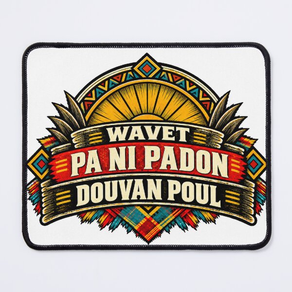 Item preview, WAVÈT PA NI PADON DOUVAN POUL — Saint Lucian Kwéyòl Proverb designed and sold by CaribChroma.