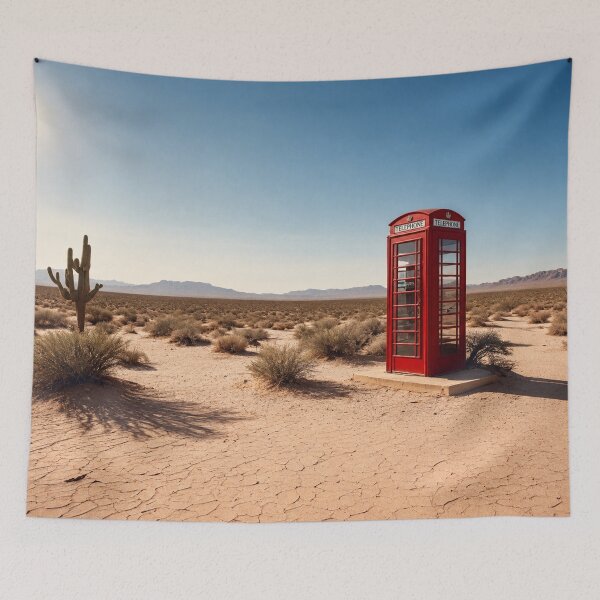 Item preview, A Phone Box in the Desert designed and sold by TheaterOfHexe.