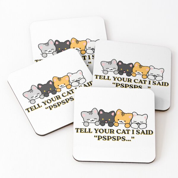 Item preview, Cute Cat Pspsps Art designed and sold by OlyvieArt.