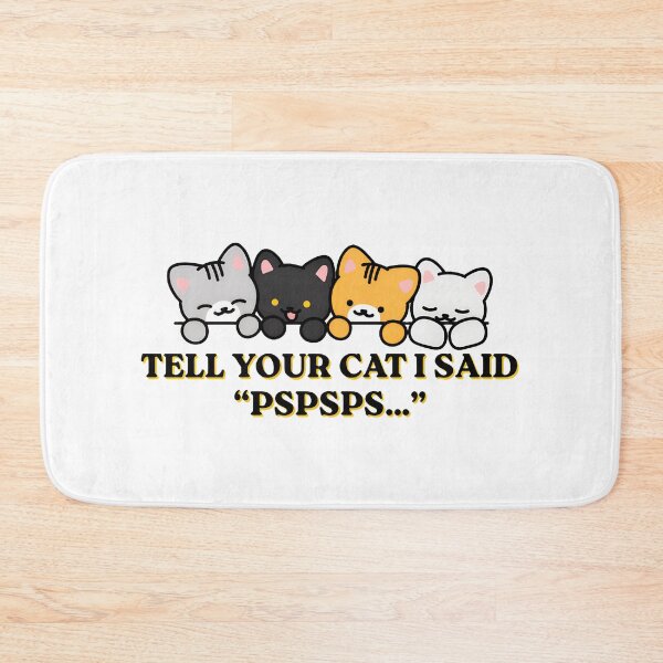 Item preview, Cute Cat Pspsps Art designed and sold by OlyvieArt.