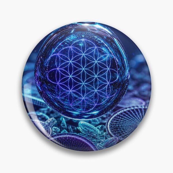 Item preview, Water Sphere Flower of Life Diatoms | Microcosmos designed and sold by monkeybusiness.pt.